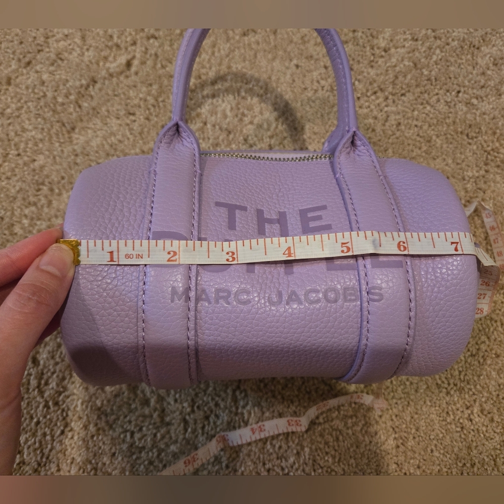 Marc Jacobs Purple Mini Duffle Bag with Structured Design - Picture 5 of 6